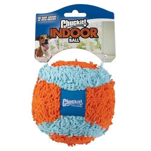 Indoor fetch ball dog toy