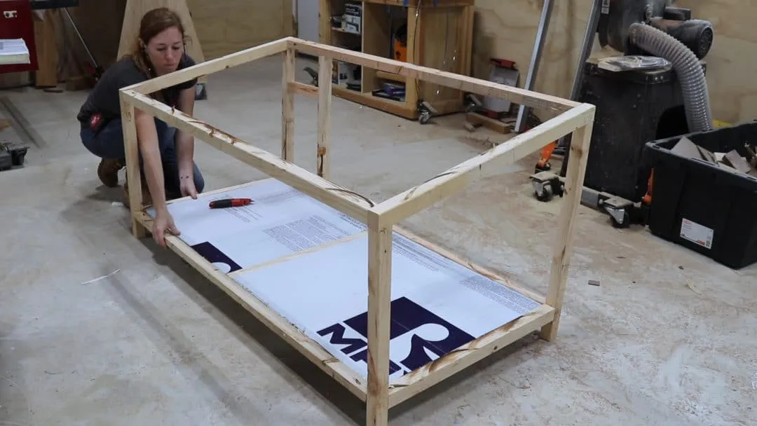 Installing plywood flooring over insulation