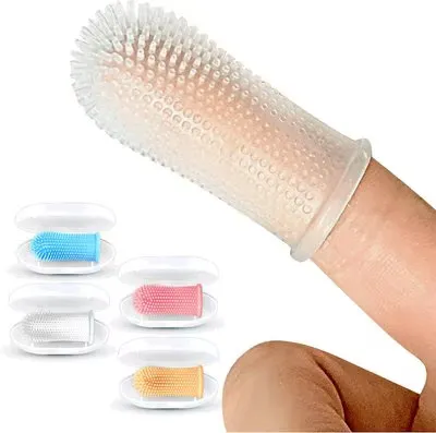 Jasper 360-degree finger toothbrush, a gentle option for cat teeth cleaning
