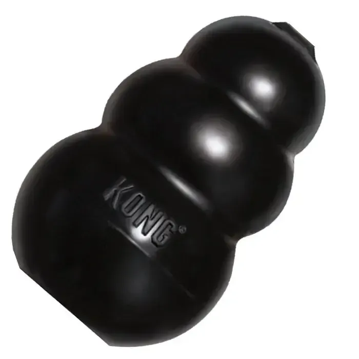KONG Extreme rubber chew toy, an ultra-durable and long-lasting non-edible option for large, power-chewing dogs