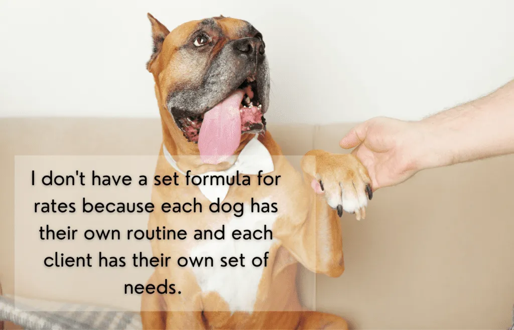 Map illustrating service radius options for dog minding professionals to find local jobs.