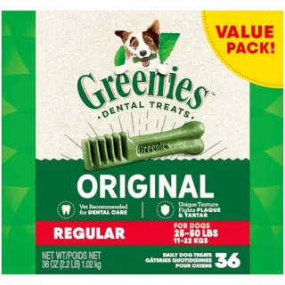 Original Regular Natural Dental Dog Treats