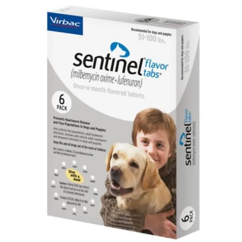 Sentinel Flea Tablet for Dogs.