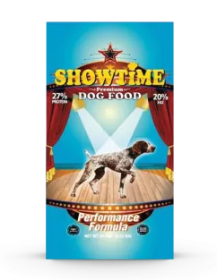 ShowTime dry dog food bag for a detailed review of its ingredients and nutritional value