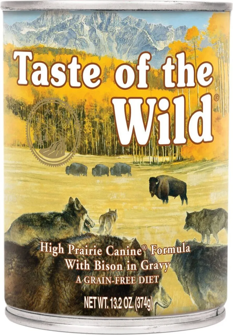 Taste of the Wild Canned Dog Food Example
