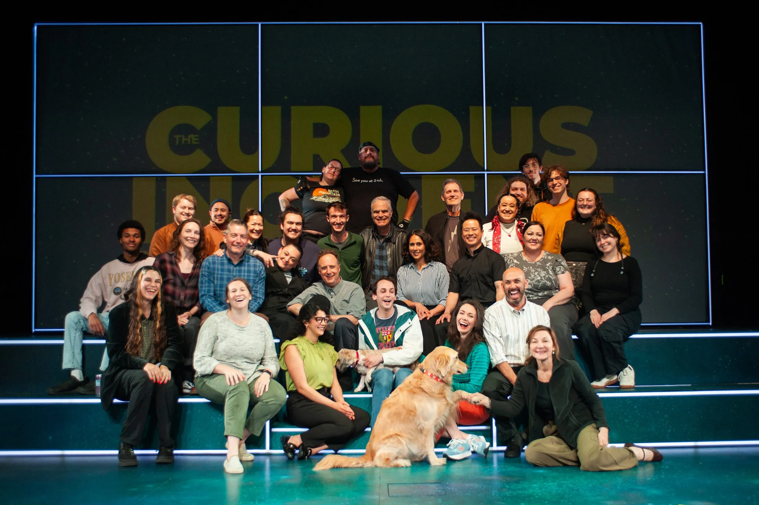 The cast and crew of San Francisco Playhouse's "The Curious Incident of the Dog in the Night-Time"