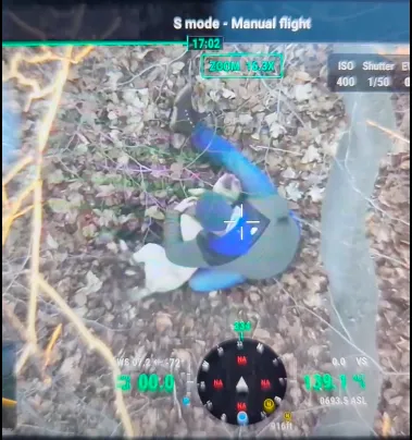 Tim embracing his beloved dog Dudley after their emotional reunion, a highlight of this dog short story.