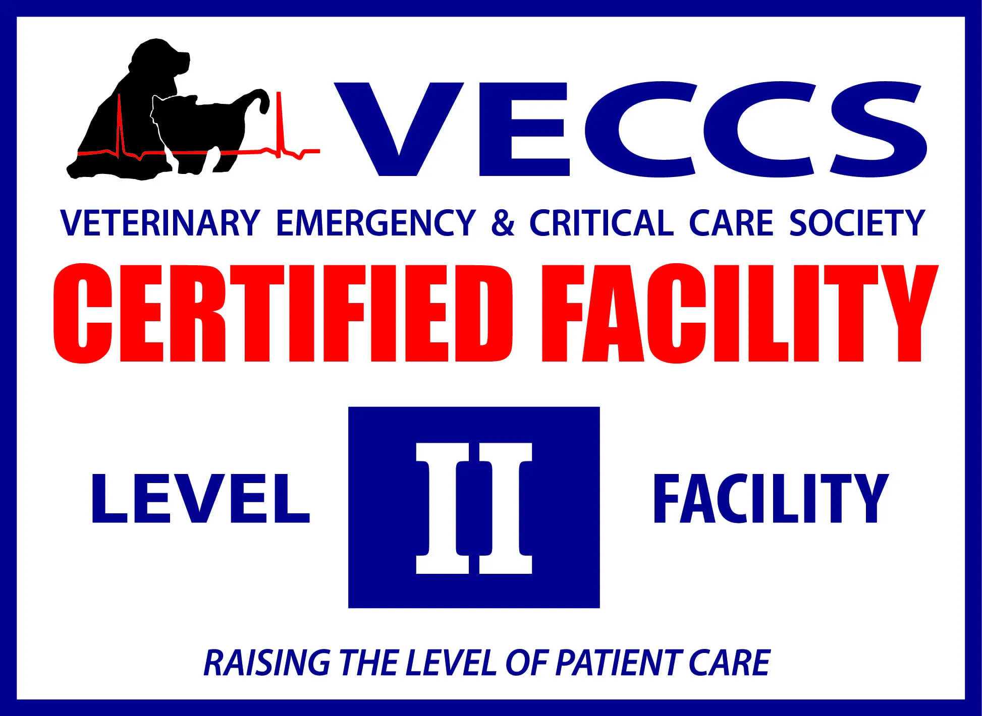 VECCS Certification Logo for a Madison Emergency Veterinary Facility