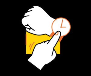 Woman gently spraying dog with water bottle, demonstrating a mild correction