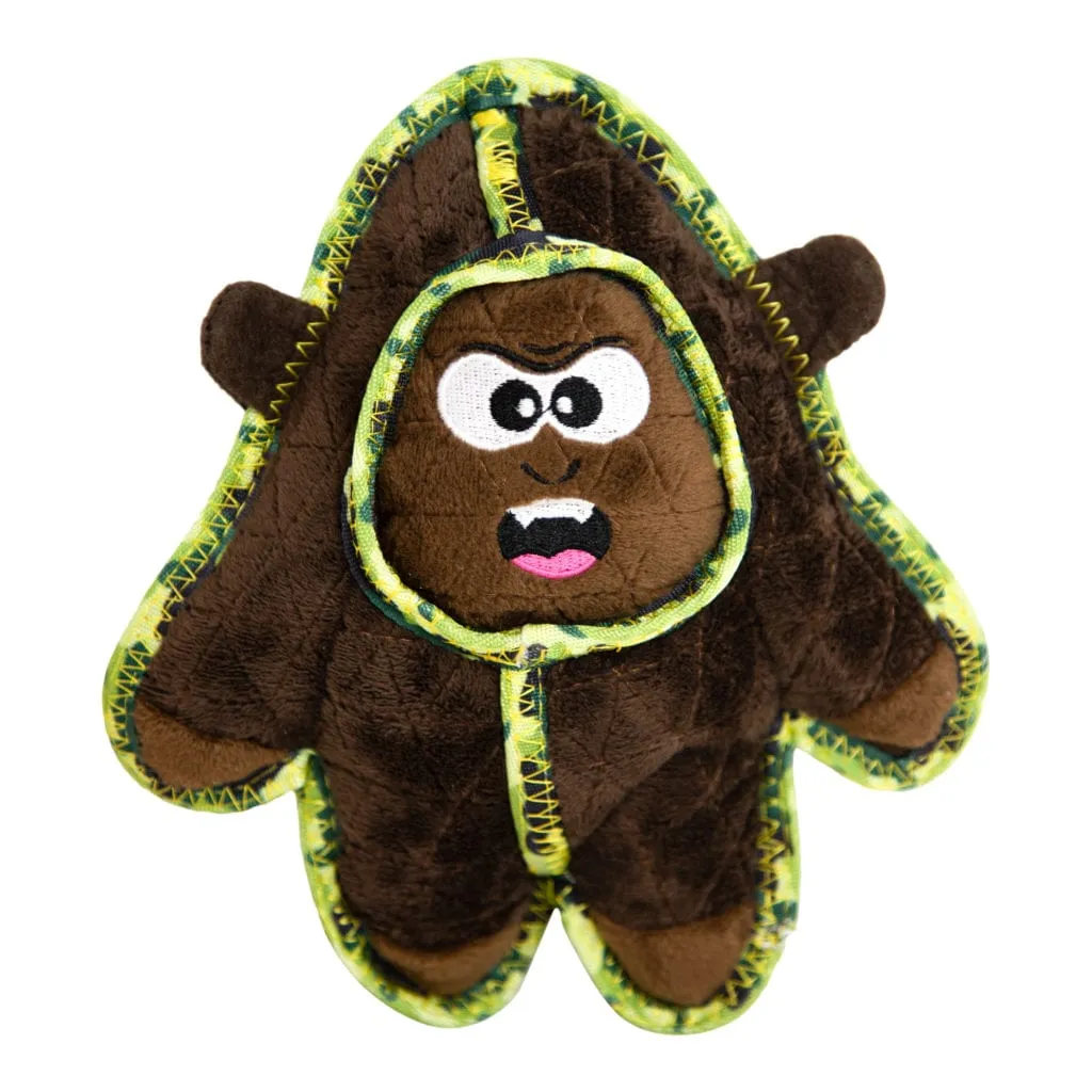 Xtreme Seamz Gorilla dog toy, a tough chew toy for chihuahua puppies with aggressive chewing tendencies.
