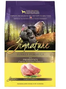 zignature dog food bag good food for french bulldogs with allergies