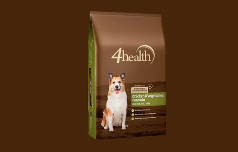 4Health Grain Free Chicken and Vegetables dry dog food bag