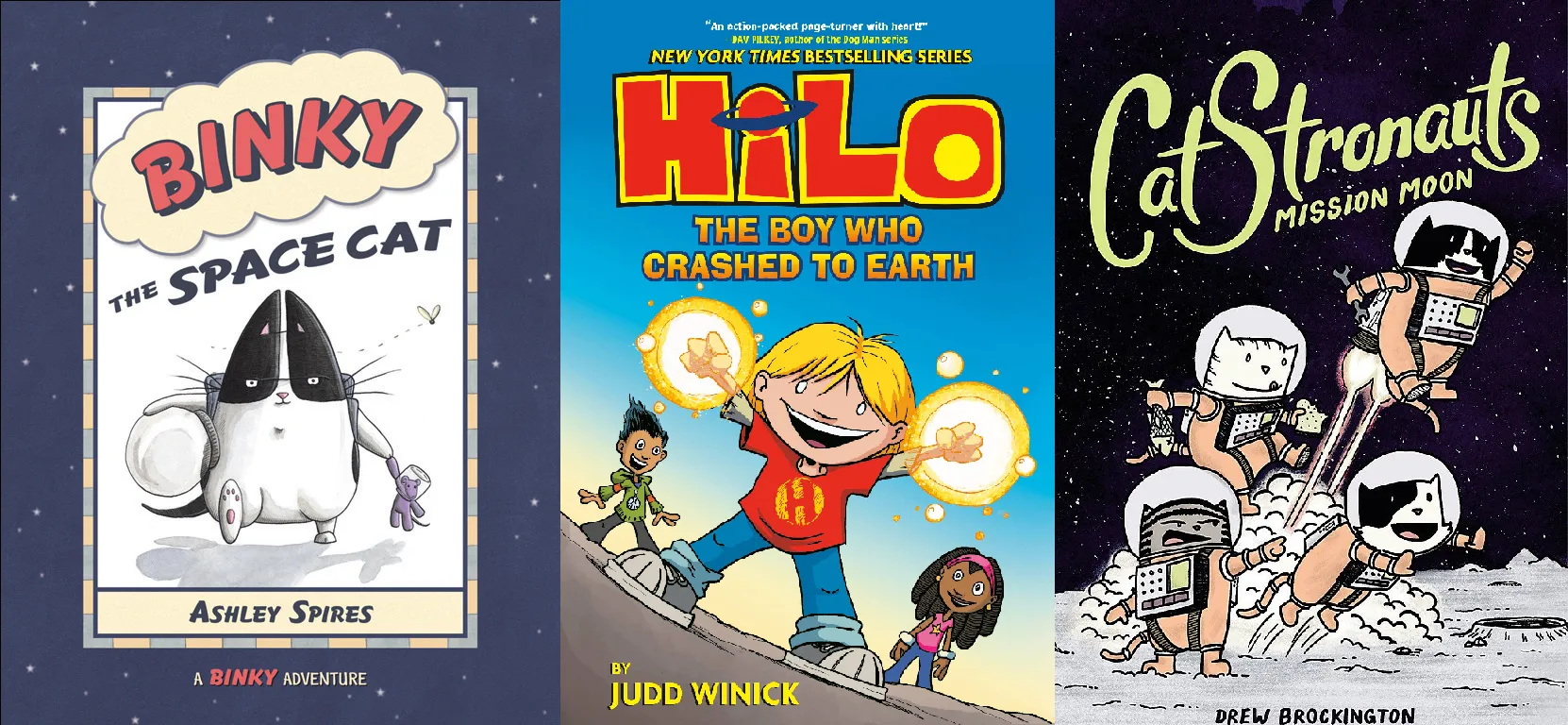 A collection of illustrated humorous children's books covers, featuring funny characters and vibrant designs