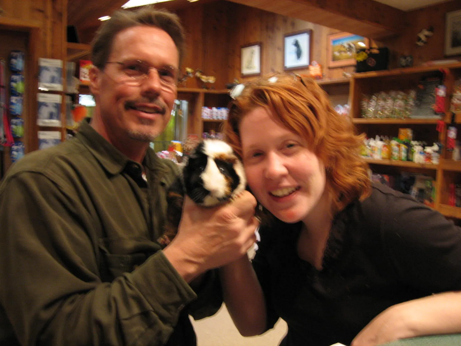 A colorful bird perched on a branch inside a well-equipped cage with various toys and feeders.