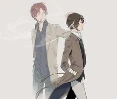 A panel showing Dazai's deep reflection on his purpose and motivations