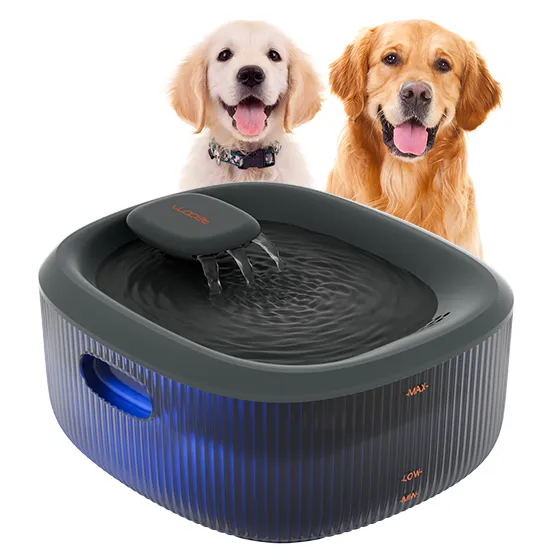 A Wopet pet water fountain ensuring consistent hydration for dogs
