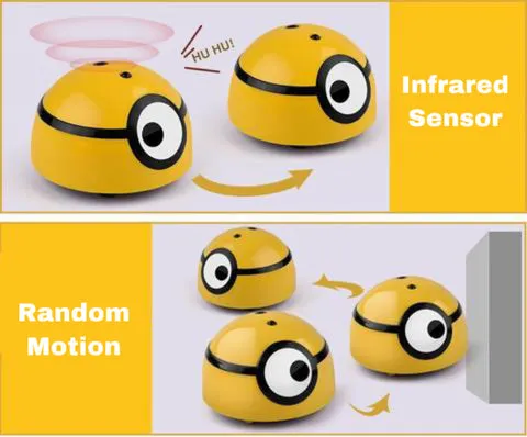 An interactive dog toy on a wooden floor, highlighting its robust design and suitable play surface