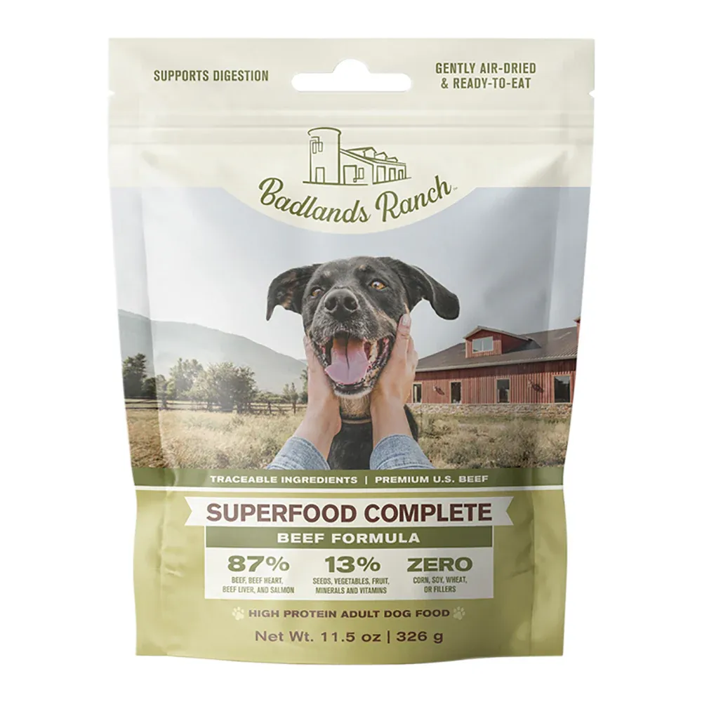 Badlands Ranch Superfood Complete Air-Dried Dog Food Beef product image
