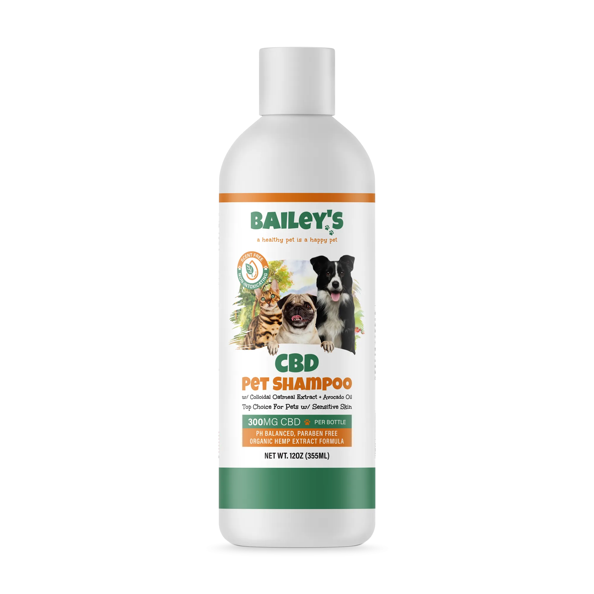 Bailey's PH Balanced CBD Pet Shampoo