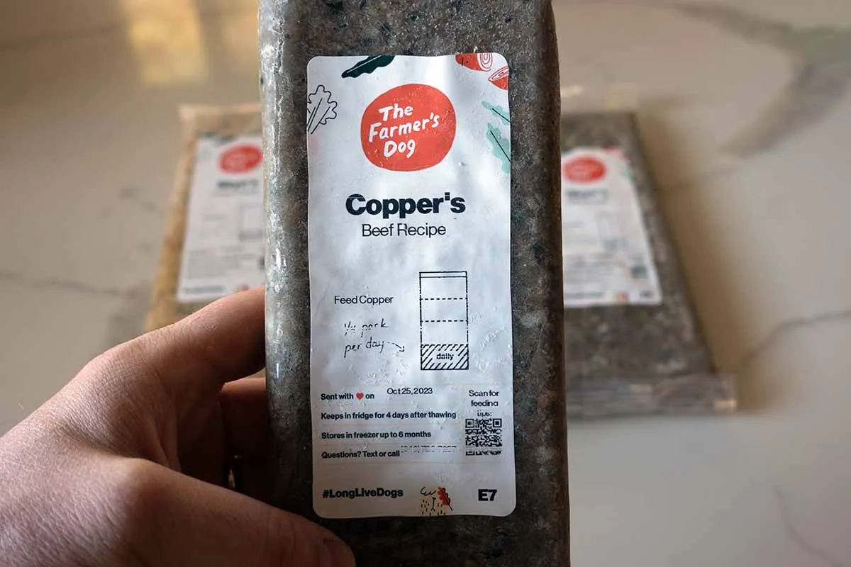 Balanced overview of Farmer’s Dog fresh meals in delivery box