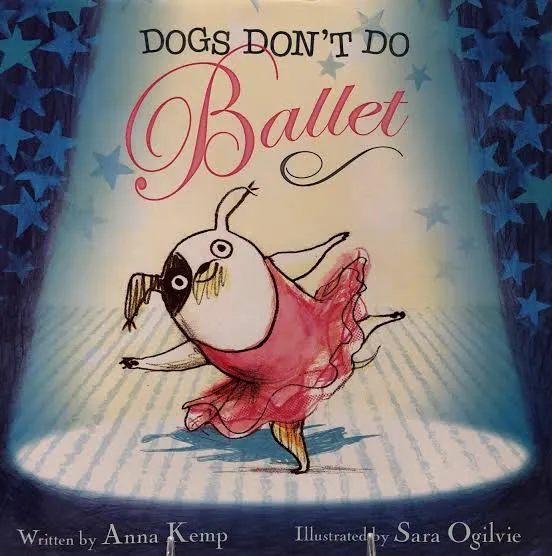 Biff the adorable puppy dreaming of ballet adventures