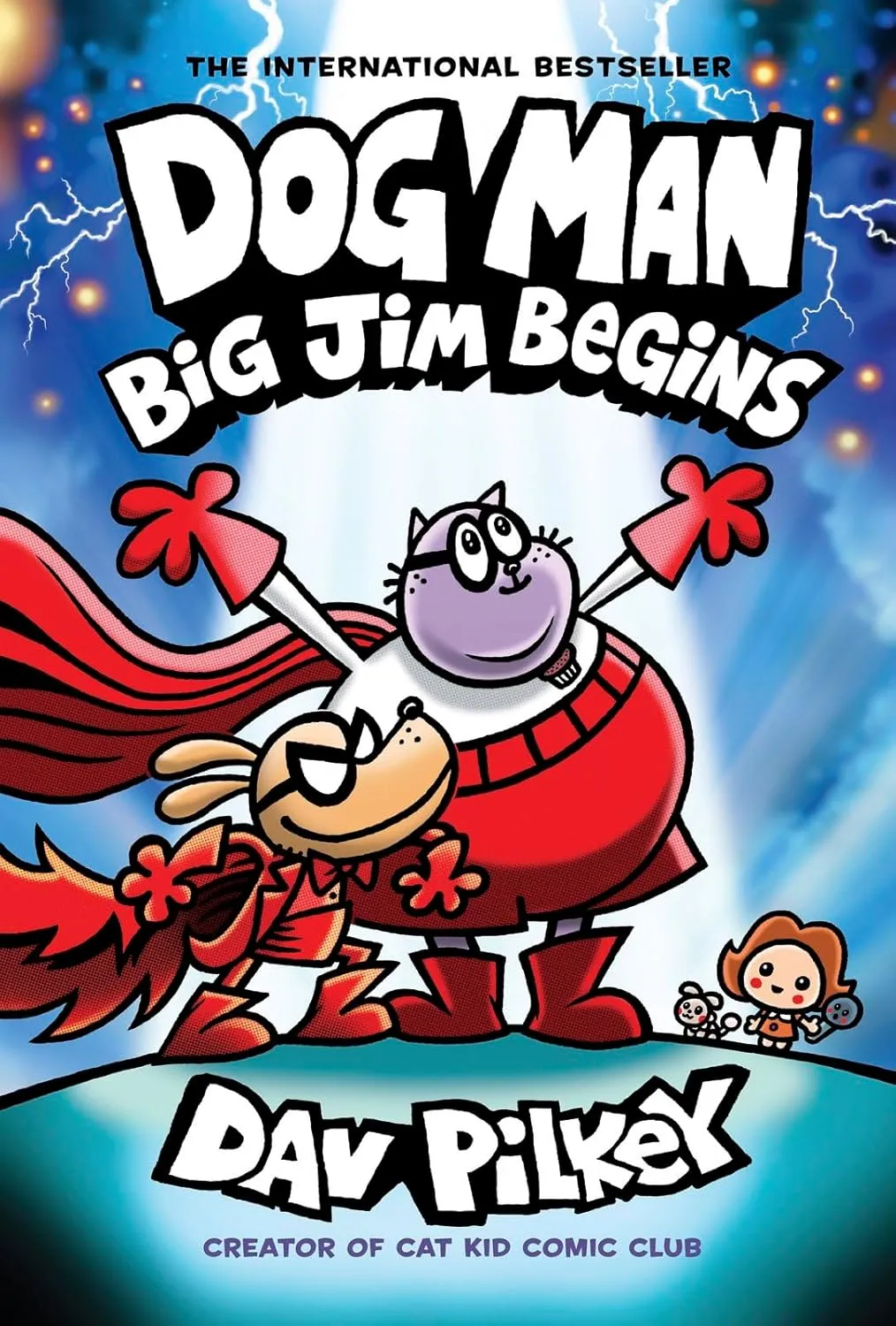 Big Jim, a new character, embarking on his origin story with other beloved Dog Man characters