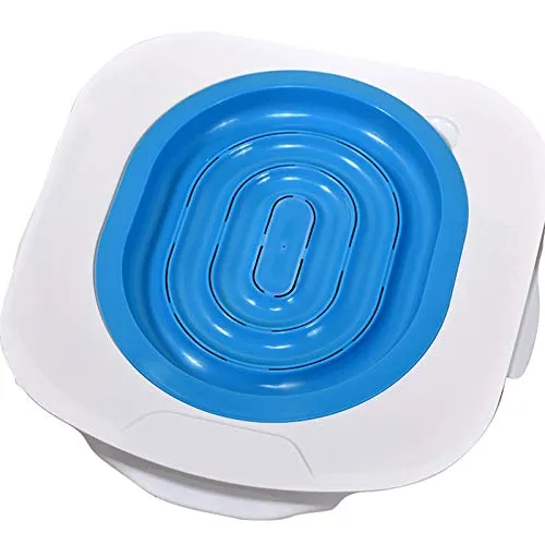 Cat Toilet Training Kit, Cat Potty Toilet Litter Box Trainer, Kitty Toilet Trainer with 1 Spare Blue Tray Urinal Seat -Easy Train Your Cat to Use The Toilet