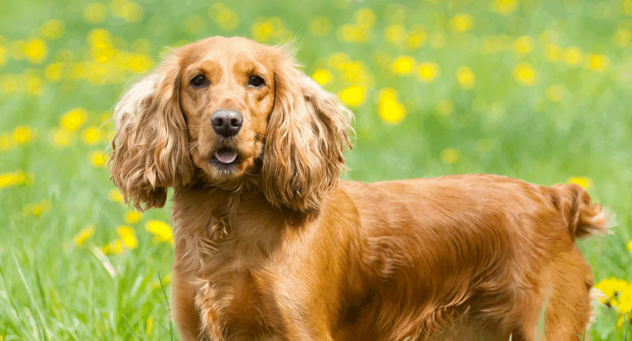 Cocker Spaniel in emotional support role