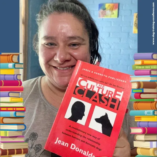 Cover of 'The Culture Clash' by Jean Donaldson, focusing on dog behavior and training.