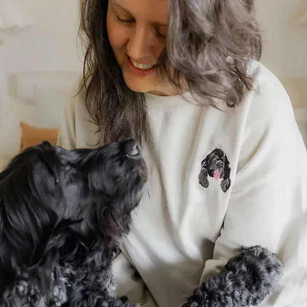 Custom Embroidered Pet Sweater by West & Willow