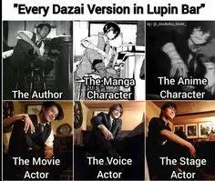 Dazai and Ango in a dimly lit bar, a scene reflecting their shared experiences in the Port Mafia