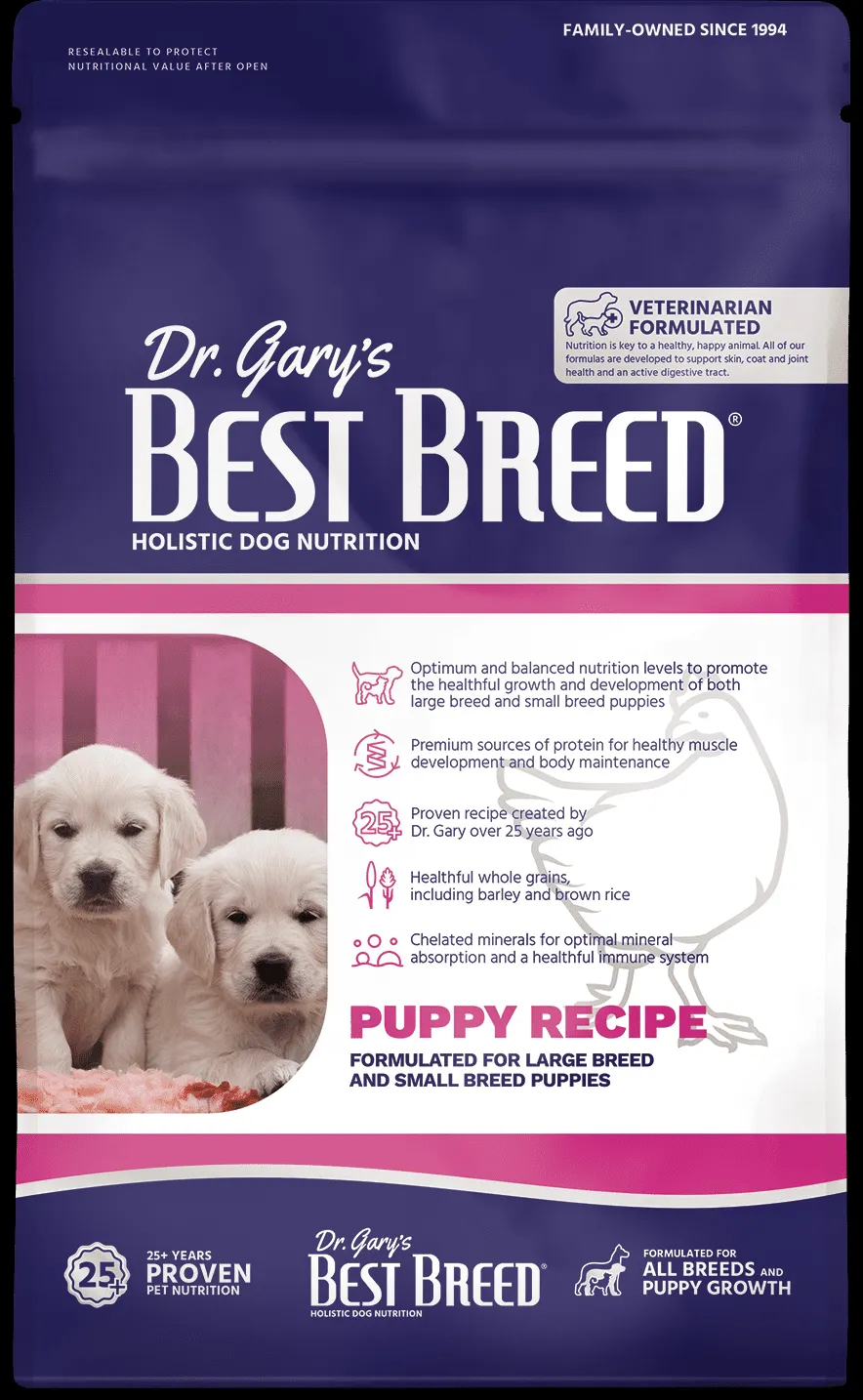 Dr. Gary's Best Breed Puppy Recipe dry dog food