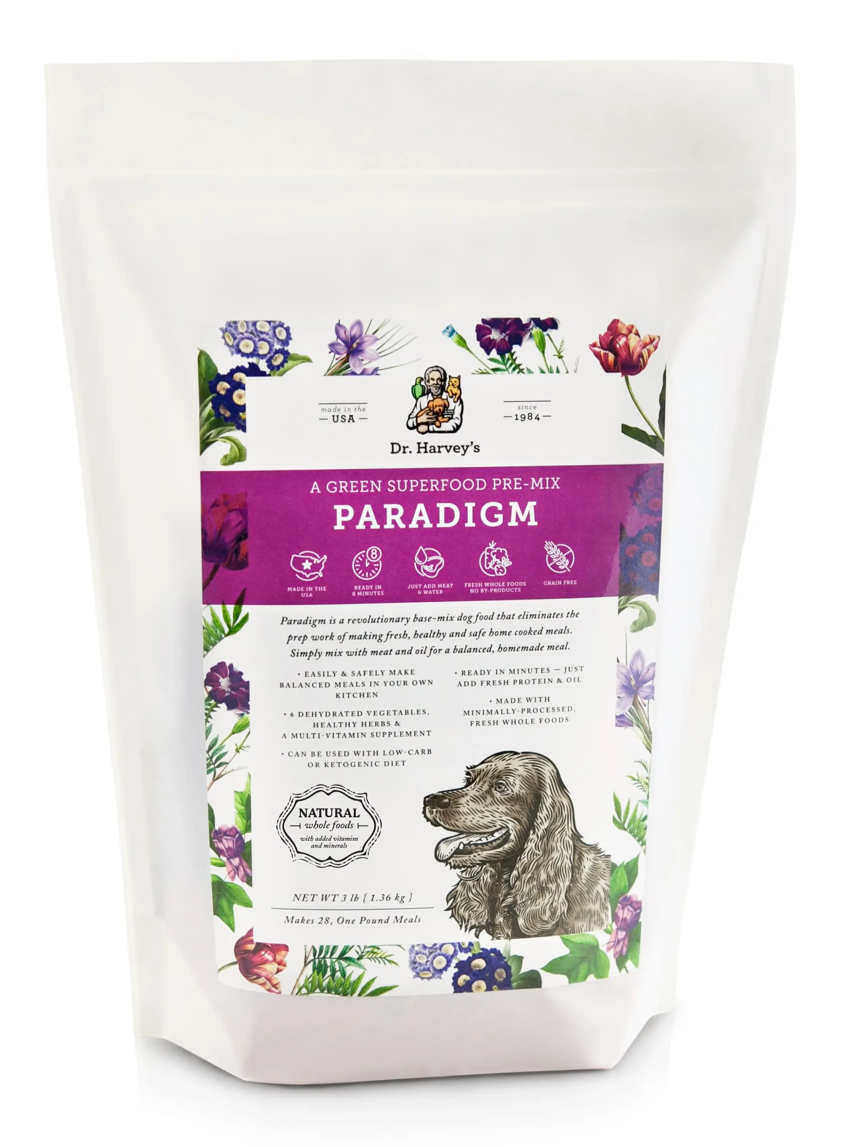 Dr. Harvey's Paradigm dog food mix