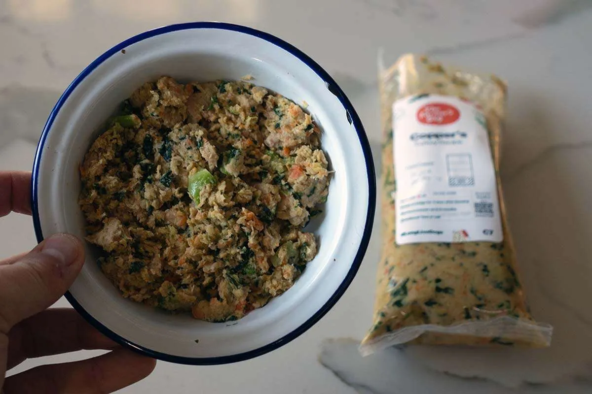 Farmer’s Dog recipe selection showing four limited options