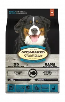 Food for large breed adult dogs – Fish formula