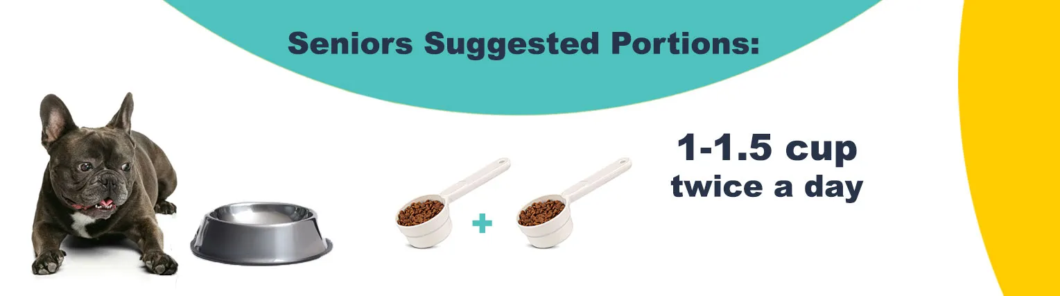 French Bulldog senior suggested feeding guide