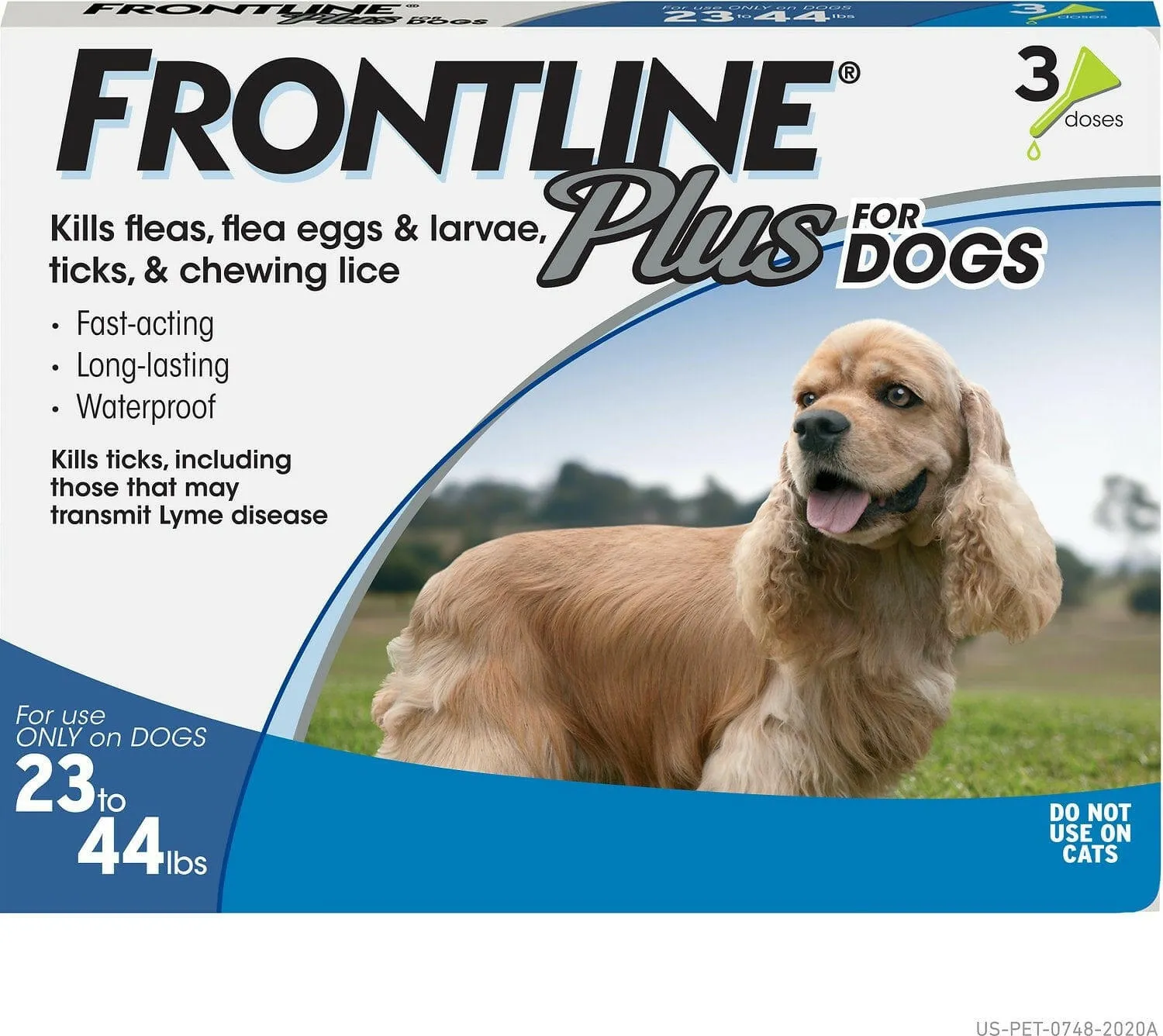 Frontline Plus for Medium Dogs, a trusted topical flea and tick treatment.