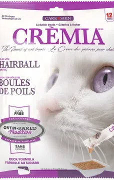 Grain-free purée for cats – Hairball formula Duck