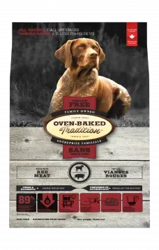 Grain-free red meat food for dogs of all breeds