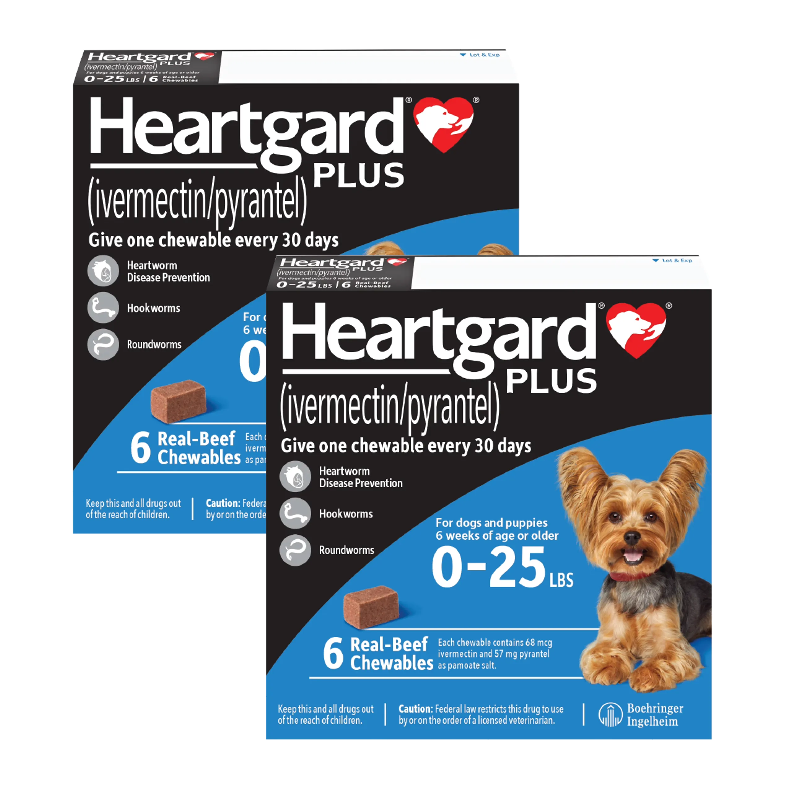 Heartgard Plus chewables for small dogs
