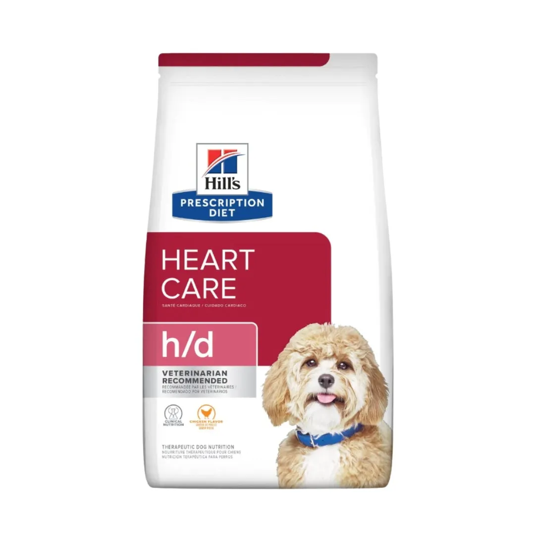 Hill’s Prescription Diet Heart Care H/D dog food bag