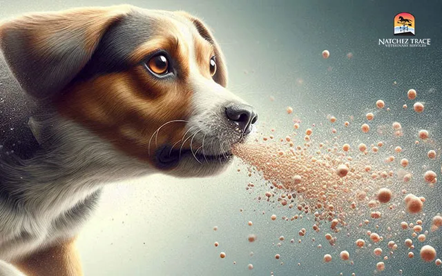 How kennel cough is transmitted through airborne particles