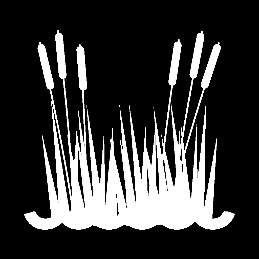 Icon illustrating marsh habitats preferred by Yellow-crowned Night Herons