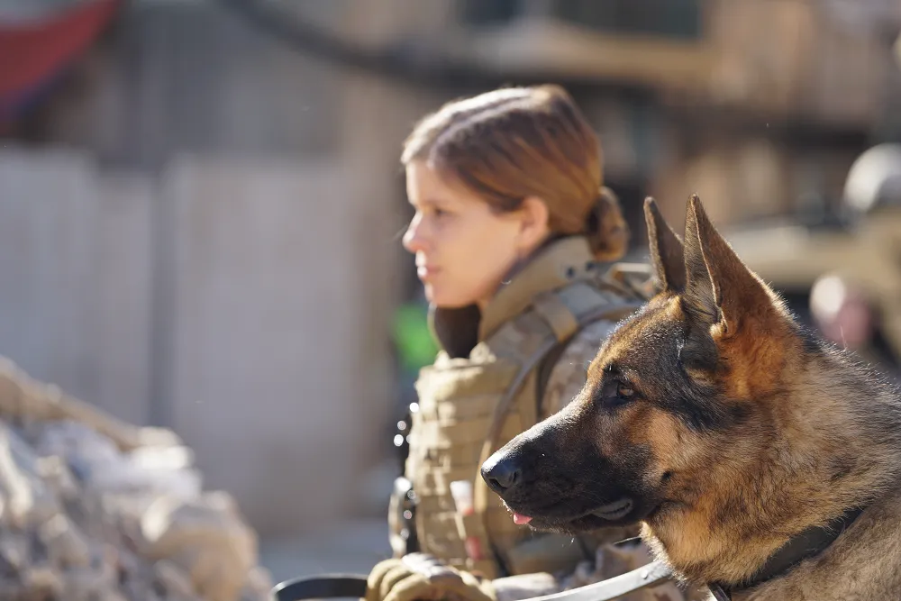 Kate Mara as Megan Leavey in the film REX