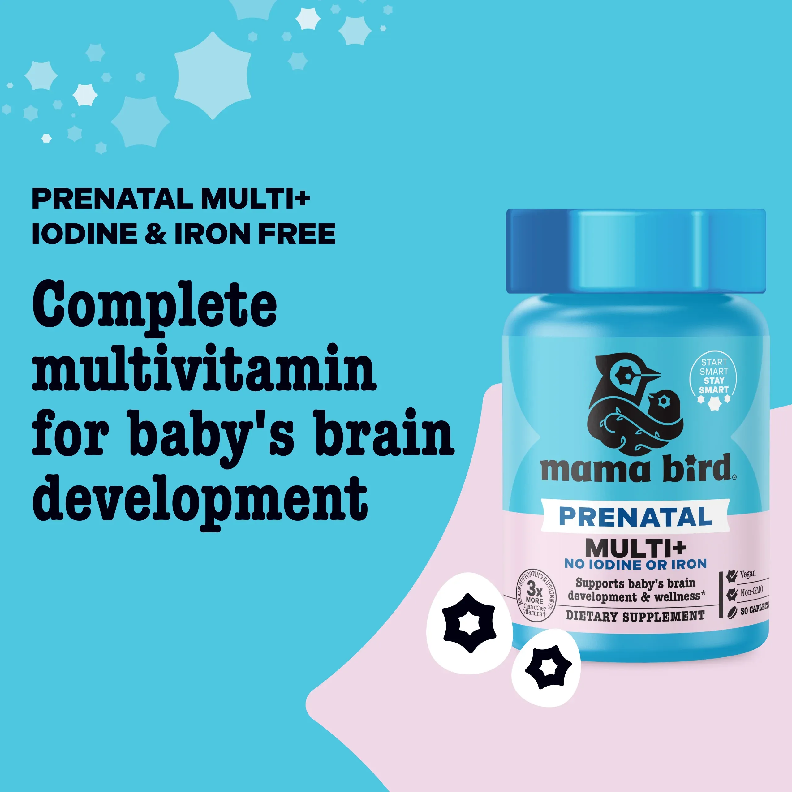 Lifestyle image of Mama Bird prenatal supplement