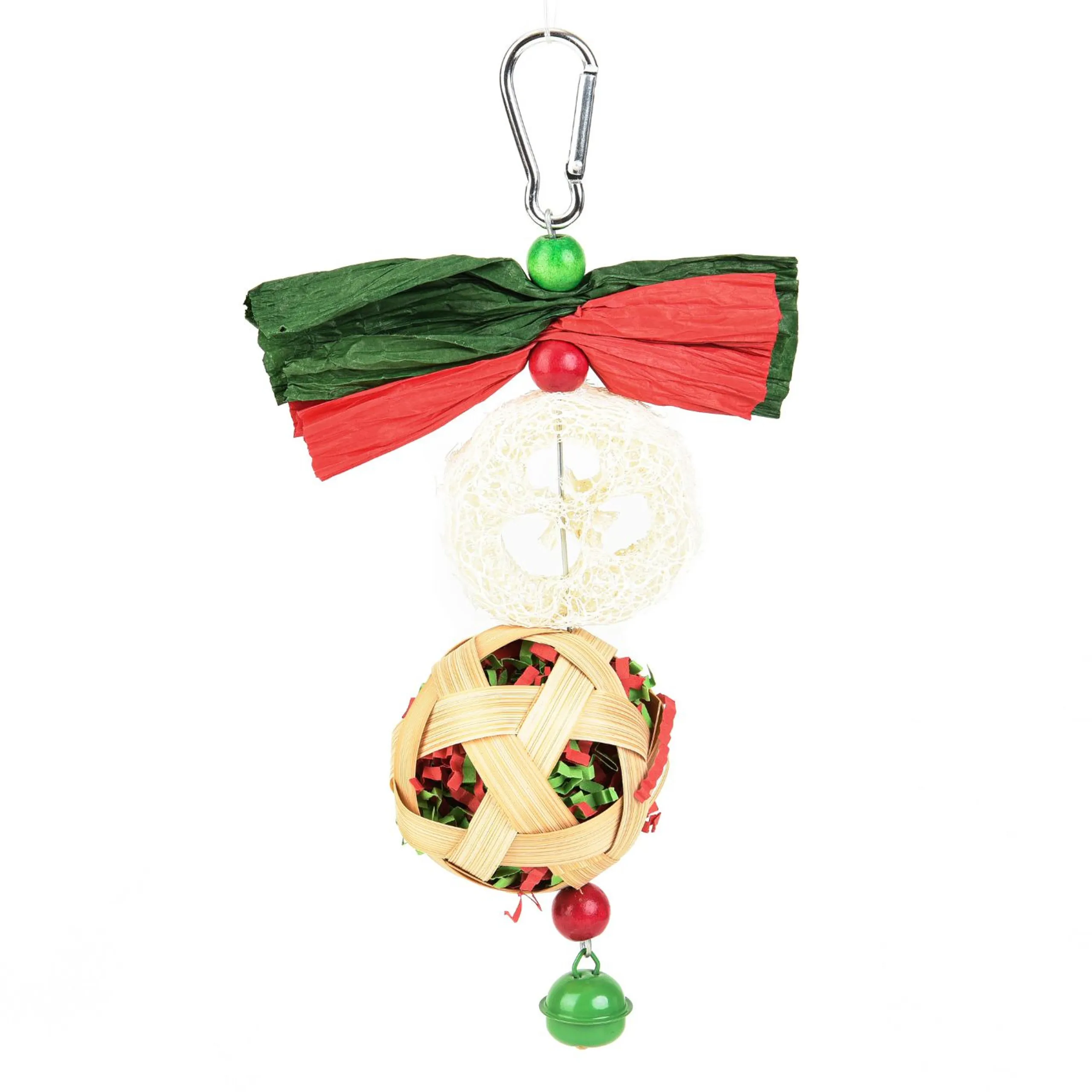 Lucky Charm Hanging Christmas Parrot Toy product image