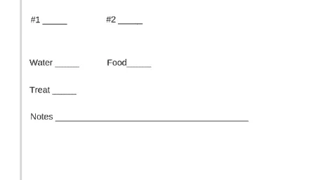 My dog walking business cards