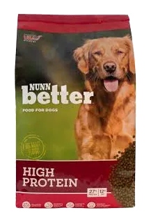 Nunn Better Dog Food product lineup overview