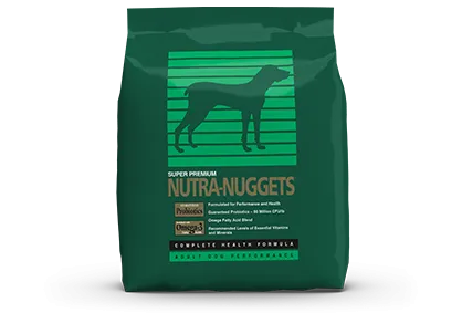 Nutra Nuggets US Performance Dog Food bag