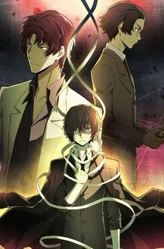 Oda and Dazai in a moment of deep conversation, where Dazai's inner turmoil is laid bare